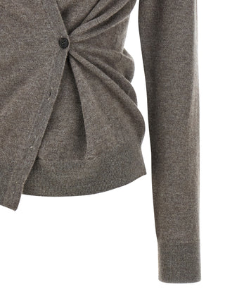 Brown Wool Cardigan