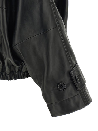 Black Lamb Leather Leather Jacket