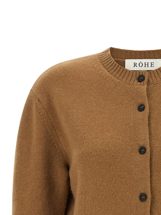 Brown Wool Cardigan