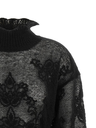 Black Polyamide Cardigan