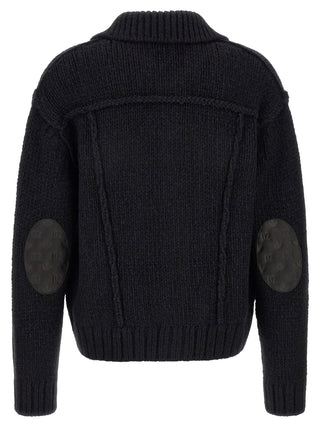 Blue Marabou Cardigan