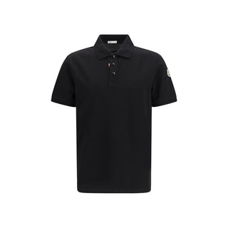 Black Cotton Polo Shirt