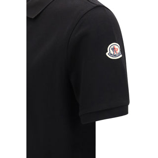 Black Cotton Polo Shirt
