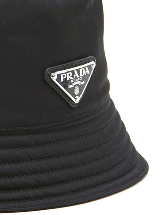 Black Nylon Bucket Hat