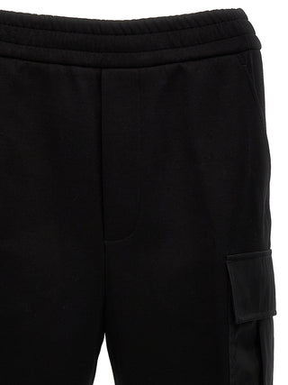Black Cotton Joggers (Workout Pants)