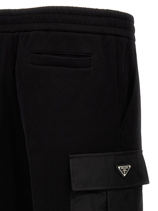 Black Cotton Joggers (Workout Pants)