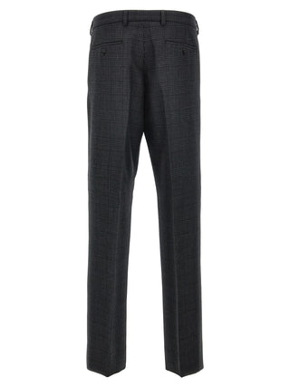 Gray Virgin Wool Dress Pants