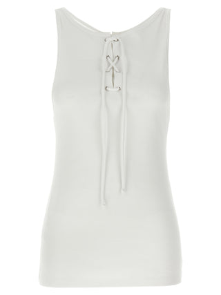 White Cotton Tank Tops