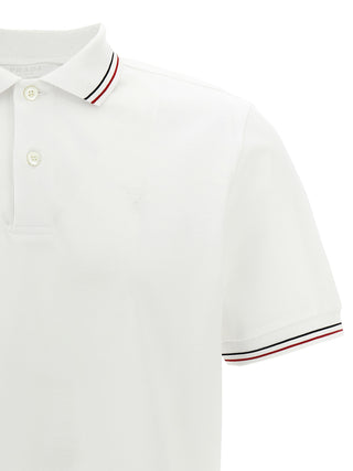 White Cotton Polo Shirt