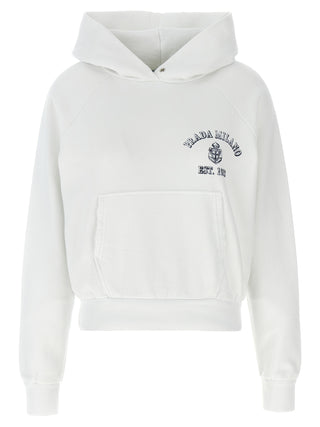 White Cotton Sweatshirt