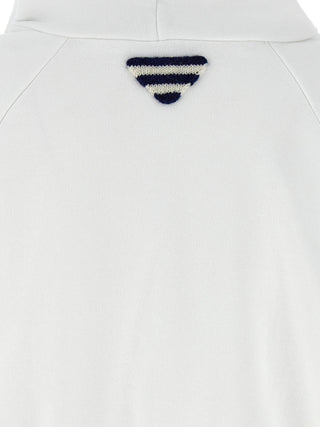 White Cotton Sweatshirt