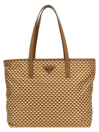 Multicolor Polyamide Tote Bag