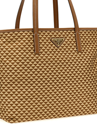 Multicolor Polyamide Tote Bag