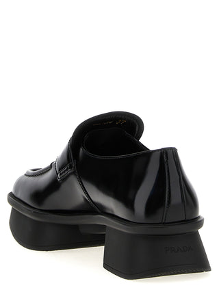 Black Calfskin Slip-On Loafers