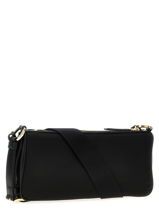 Black Polyamide Shoulder Bag