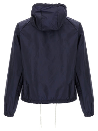 Blue Recycled Polyamide Jacket