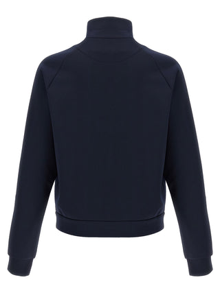 Blue Polyester Sweatshirt