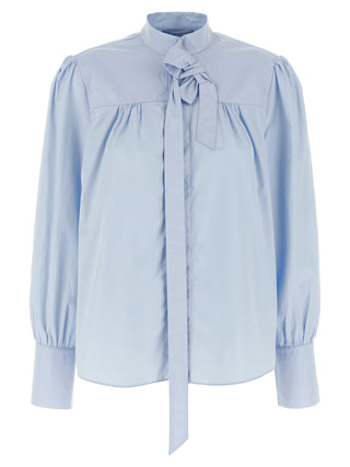 Blue Cotton Blouse