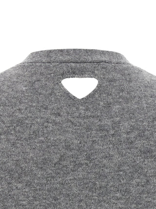 Gray Cashmere Cardigan