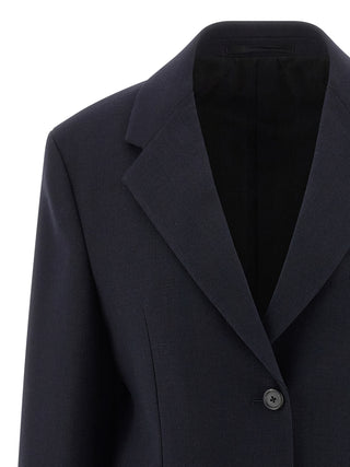 Blue Virgin Wool Blazer