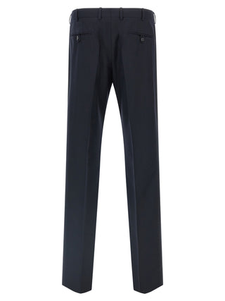 Blue Virgin Wool Two-Piece Suit