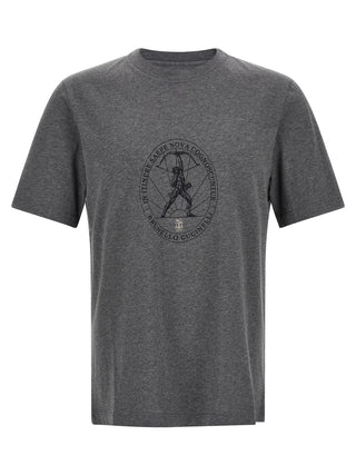 Gray Cotton T-Shirt