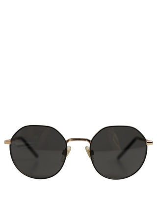 Gold Toned Metal Frame DG2286 Round Eyewear Sunglasses
