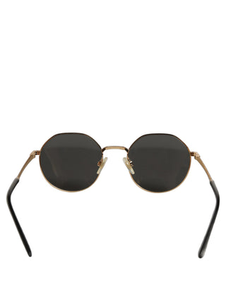 Gold Toned Metal Frame DG2286 Round Eyewear Sunglasses