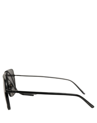 Black DG2193J Rectangular Metal Frame Eyewear Sunglasses