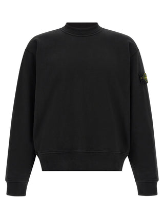 Black Cotton Sweatshirt
