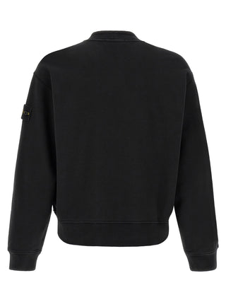 Black Cotton Sweatshirt