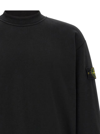 Black Cotton Sweatshirt