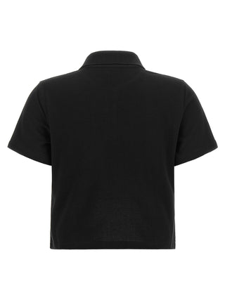 Black Cotton Polo Shirt
