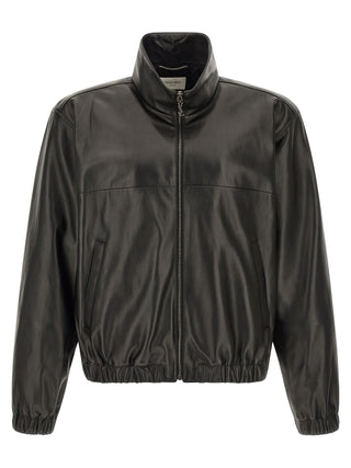 Black Lamb Leather Leather Jacket