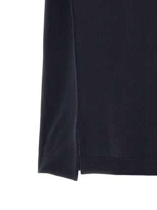 Blue Cotton Polo Shirt