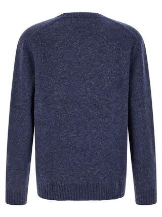 Blue Wool Cardigan