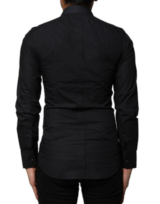 Black GOLD Long Sleeves Formal Dress Shirt