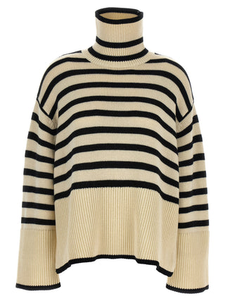 Bicolor Wool Cardigan