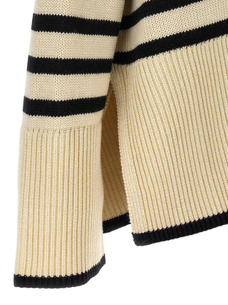 Bicolor Wool Cardigan