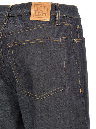 Blue Cotton Jeans Denim
