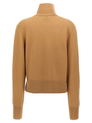Beige Cashmere Cardigan