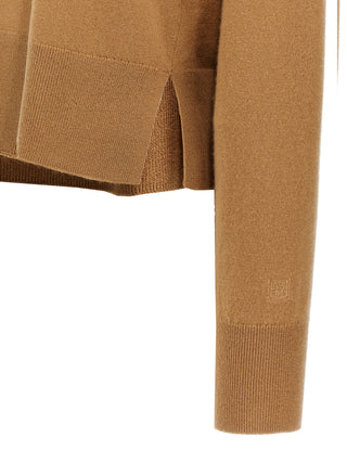 Beige Cashmere Cardigan