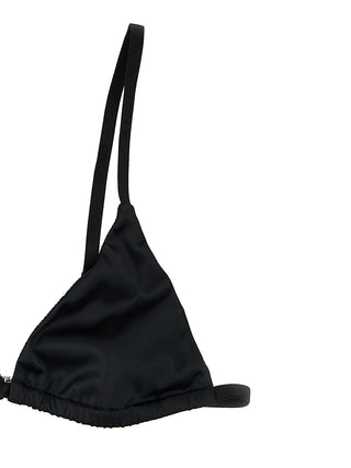 Black Polyester Bra