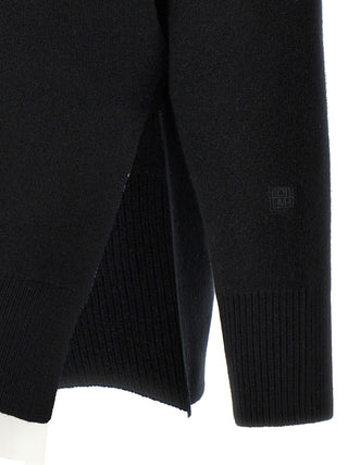 Black Polyester Cardigan