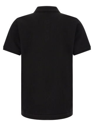 Black Leather Polo Shirt