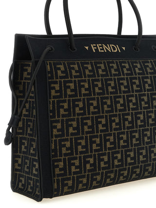 Brown Cotton Tote Bag