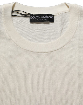 Off White Crew Neck Short Sleeves T-shirt