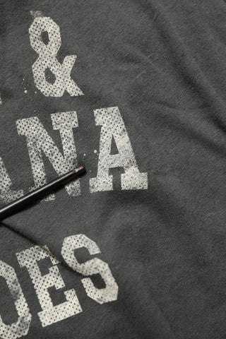 Dark Gray Graphic Print Tank Men Top T-shirt