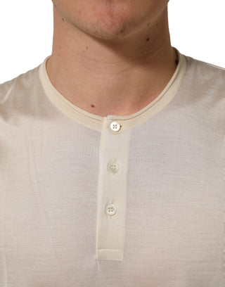 White Short Sleeve Collared Polo T-shirt