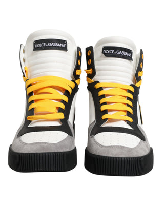 Multicolor Calf High Top Sneakers Shoes